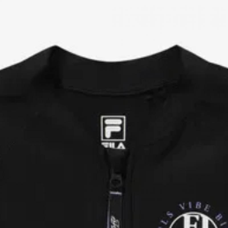 [fila Kids] Aqua Girl Rash Guard cRash Guard  Fk2rtg2a01f Blk  q0zFk2rtg2a01fBlk