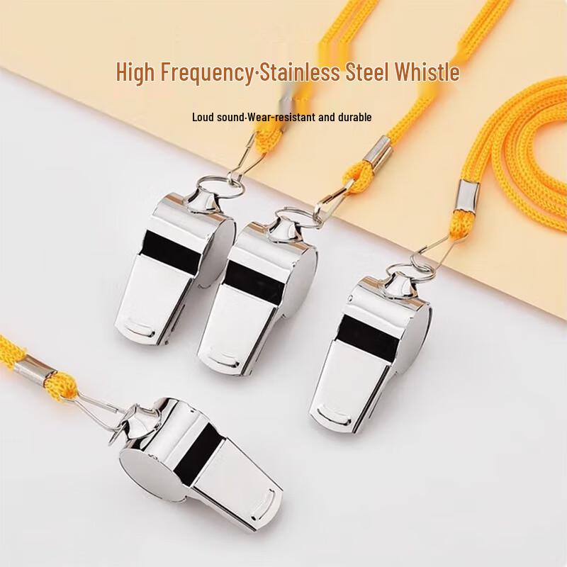 Outdoor Stainless Steel Emergency Survival Whistle