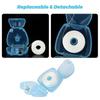 50m Mint-flavored Dental Floss Blue Triangle Boxed Disposable Dental Floss Stick Tooth Cleaning Portable Floss Roll, 2 Pieces less