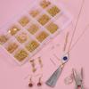 Metal Jewelry Making Kit DIY Necklace Materials Accessories Findings and Beading Wires Earring Hook Jewelry Making Supplies Kit