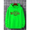 Heather Gray Vintage Burgundy New York Letter Unisex Hoodie