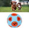 Dog Toy   Bite Resistant   Rubber Interactive Pet Food Dispensing Toy   with   Sound for Dogs Cats
