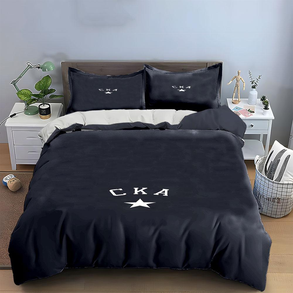 "Dark Blue Star SKA Bedding Design" Print Bedding Set Duvet Cover Pillowcases (1* Duvet Cover 2* Pillowcases Do Not Include Comforter)