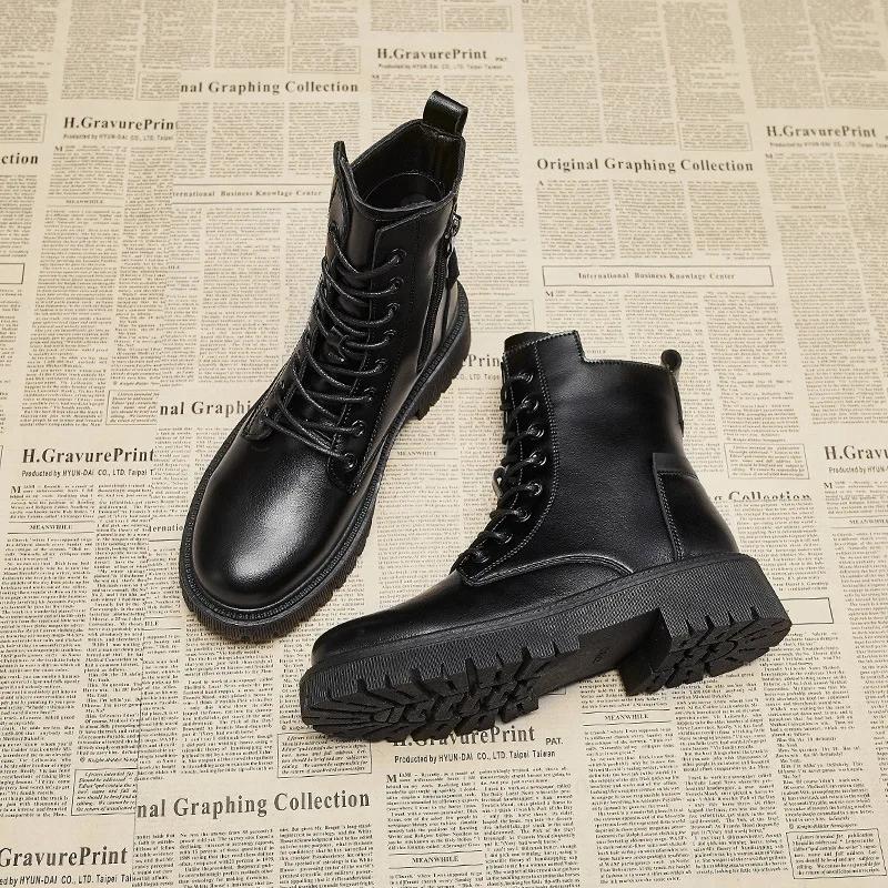 Winter Shoes Boots Women Large Size Dropshipping Non-Slip Women'S Snow Boots Genuine Leather Warm Women'S Ankle Boots