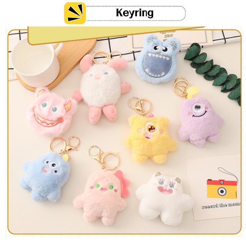 Monster Clown Cute Plush Keychain Backpacks Pendant Bags Accessory Gifts Keyring