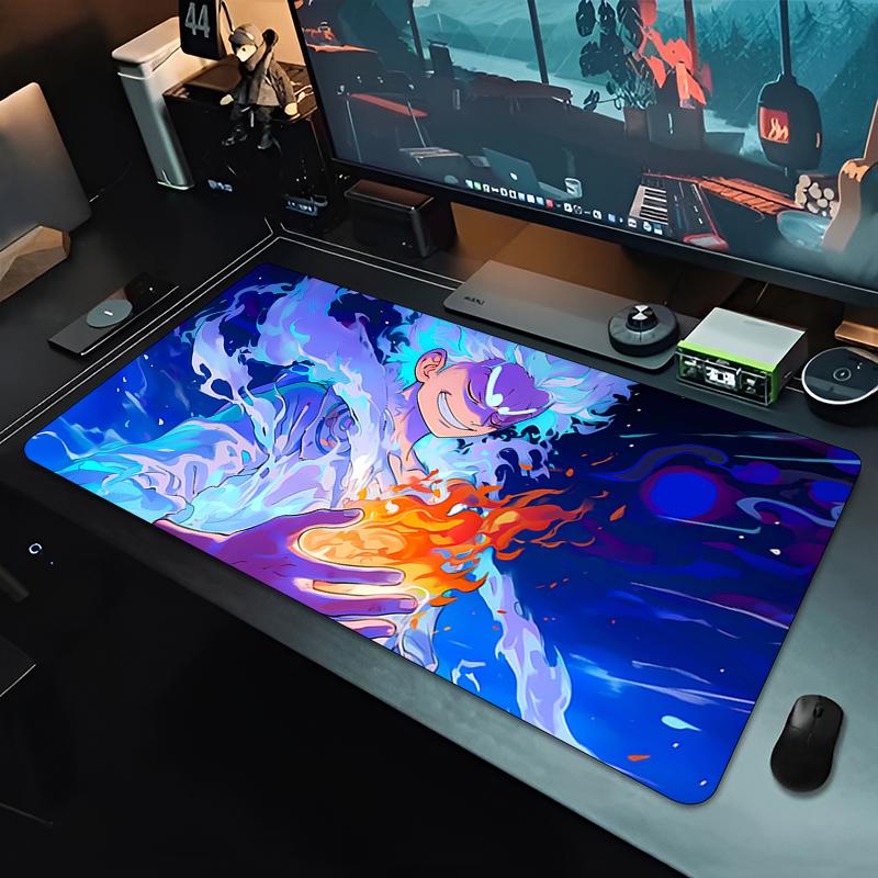 Mousepad one piece luffy Mouse Pad Oversized Gaming Desk Mat Non-Slip Game Computer Keyboard Pad Japanese Shonen Anime Mouse Pad
