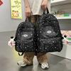 Schoolbag Japanese Star Printed Backpack Ins Style High Value Versatile Large Capacity Student Schoolbag Simple Casual Backpack