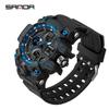 Sanda Youth Fashion Luminous Waterproof Shockproof Alarm Men's Watch