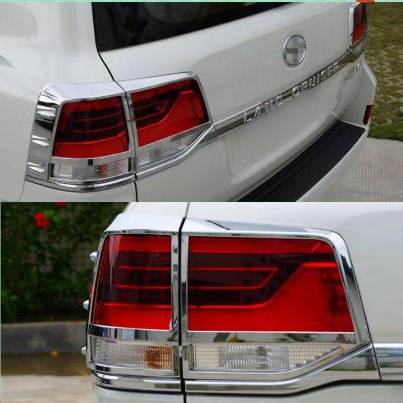 Gjelder 16-20 Modell Land Cruiser Baklyktdeksel Lu XunLC200Baklykteramme Pyntelist Utvendig Dekorasjon Glanset Kant