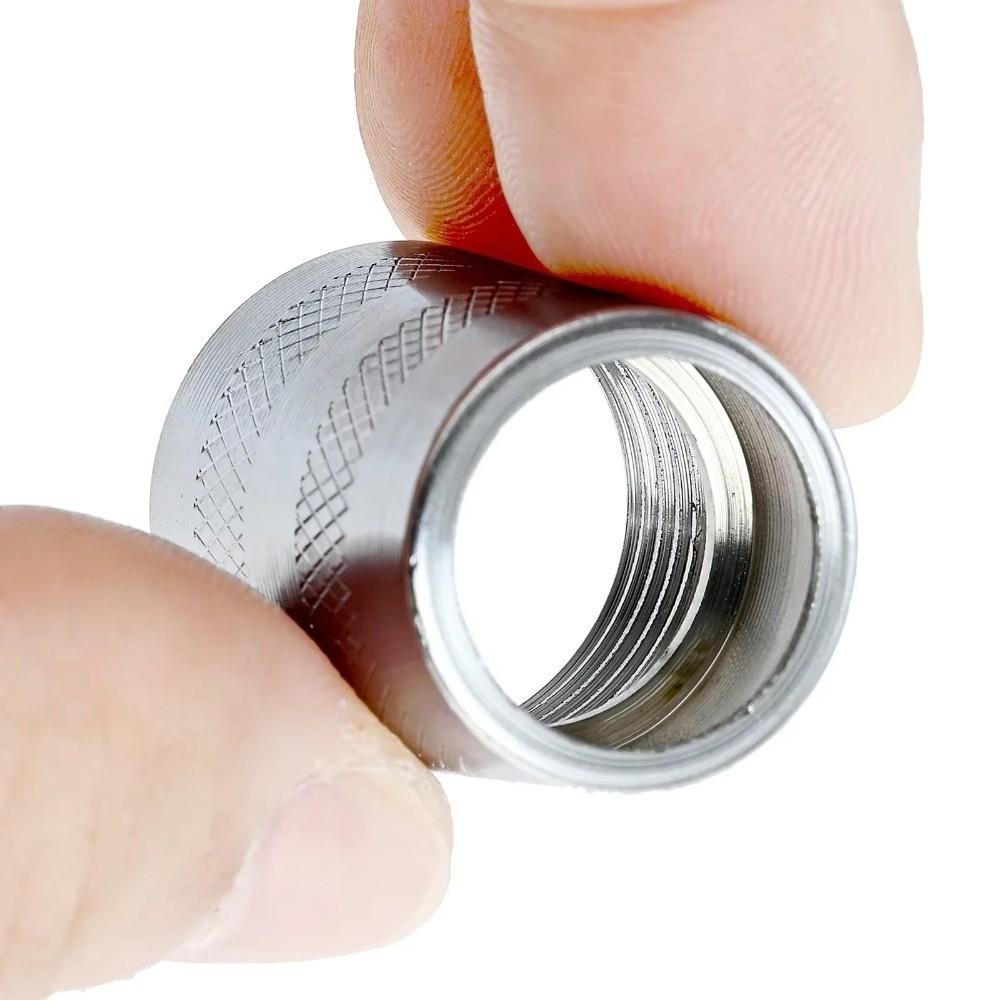 Long Nut Shower Hose Adapter Practical Joints Bathroom Accessories Fitting  Inlet & Outlet