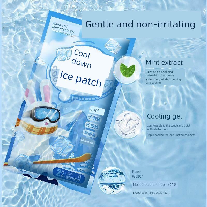 Cooling Patches, Ice Patches, Refreshing Heat-Relief Items, Summer Heat Prevention Products, Cooling Phone Patches, Heatstroke Prevention