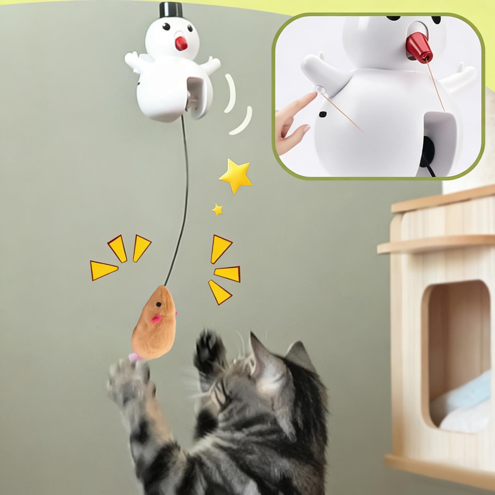 

Автоматична іграшка для котів Електрична Розумна для збагачення Розважальна Вказівка-дразнилка Іграшка для котів від нудьги для кошеняти для стимуляції гри Вправи Маленька China Mainland