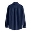 Mens Corduroy Long Sleeve Button Down Casual Loose Shirt