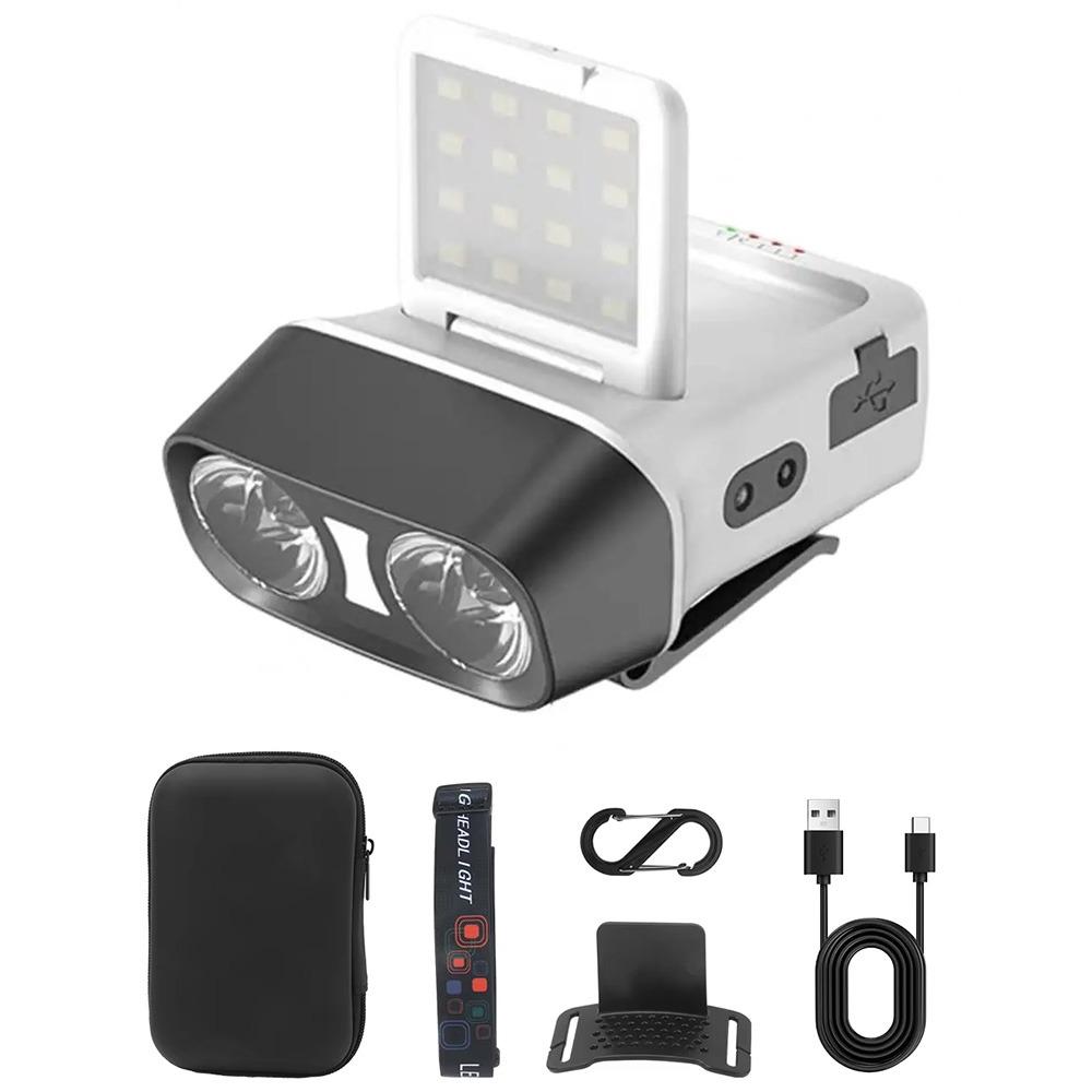 Ultra Bright Sensor Headlamp Portable Induction Fishing Headlight Hanging Camping Light  Camping