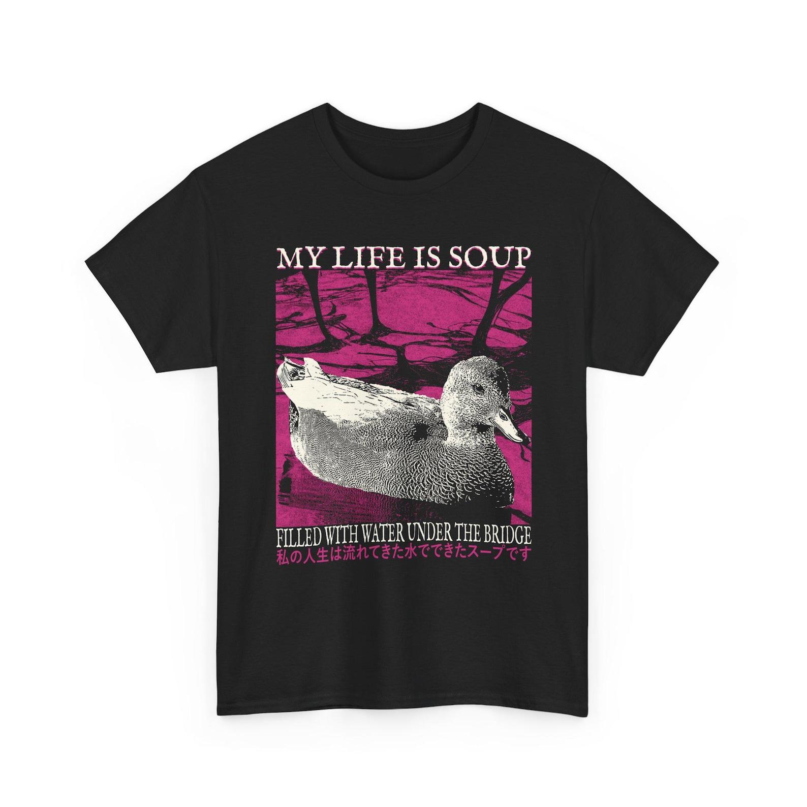 My Life is Soup Vintage Japanese Duck T-Shirt M
