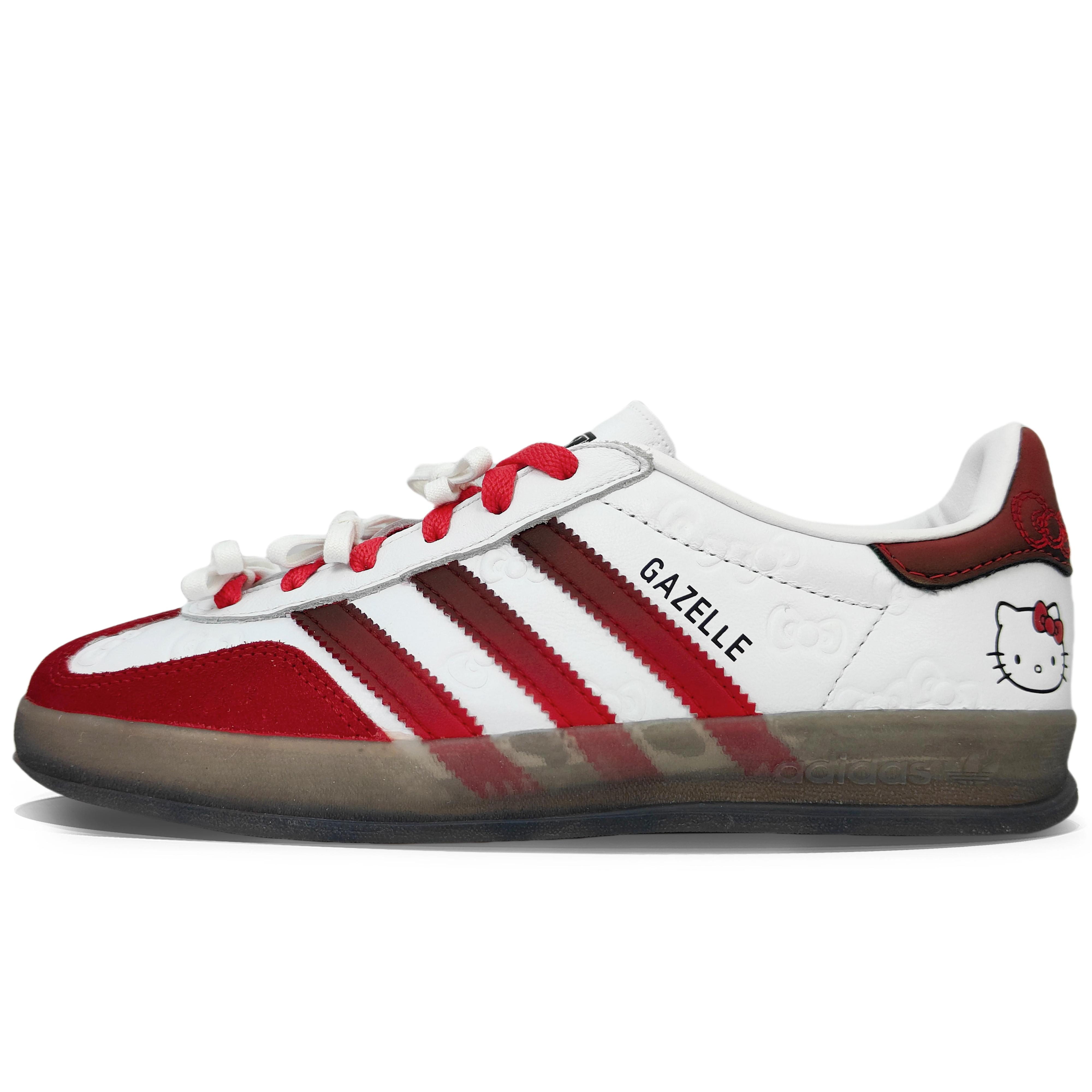 

Hello Kitty x Adidas Originals GAZELLE INDOOR Нековзкі Стійкі до стирання Низькі Скейтборд-взуття Унісекс II0013(Команда501-) 38⅔
