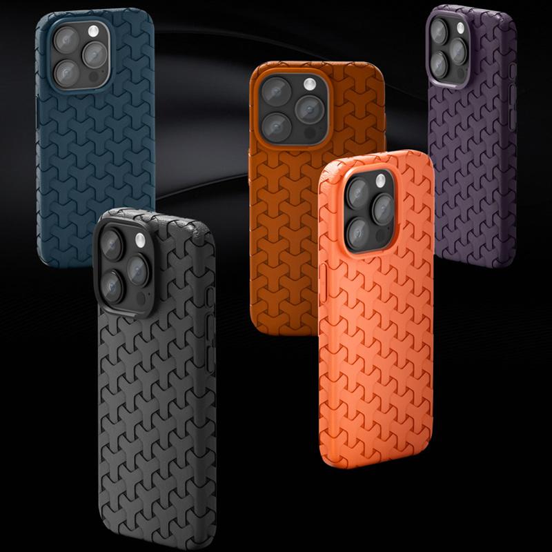 For iPhone 13 Pro Max 6.7 Inch TPU Case 3D Textured Surface Anti-drop Phone Cover