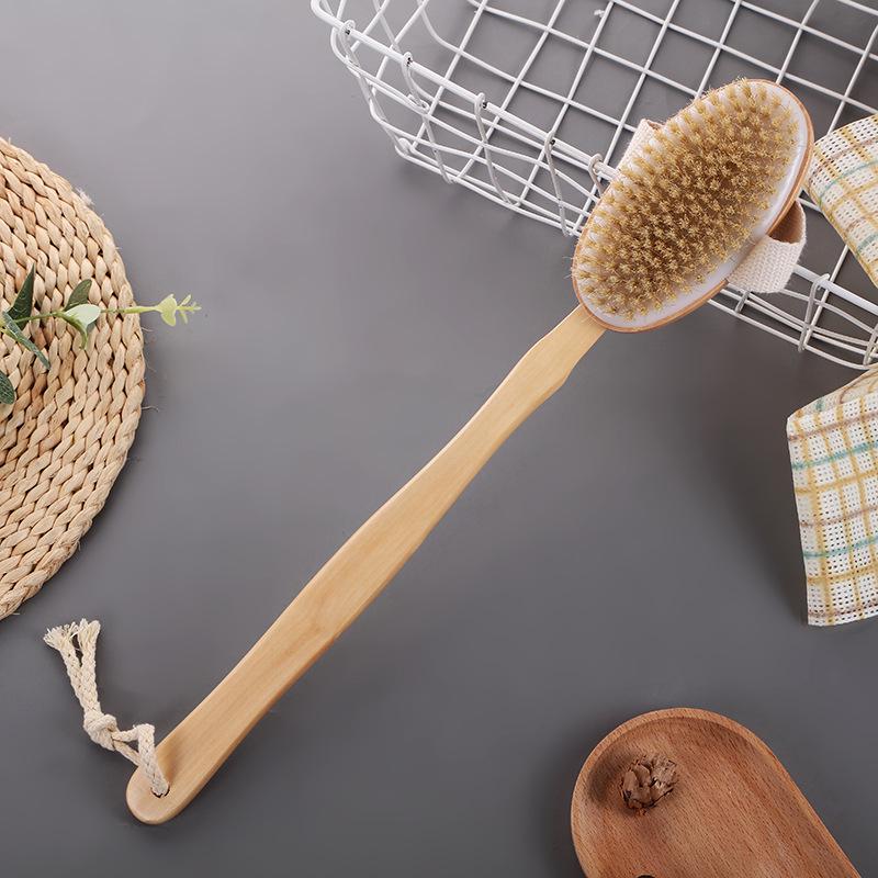 Cross-Border Bristle Massage Bath Brush - Handheld Round Body Brush