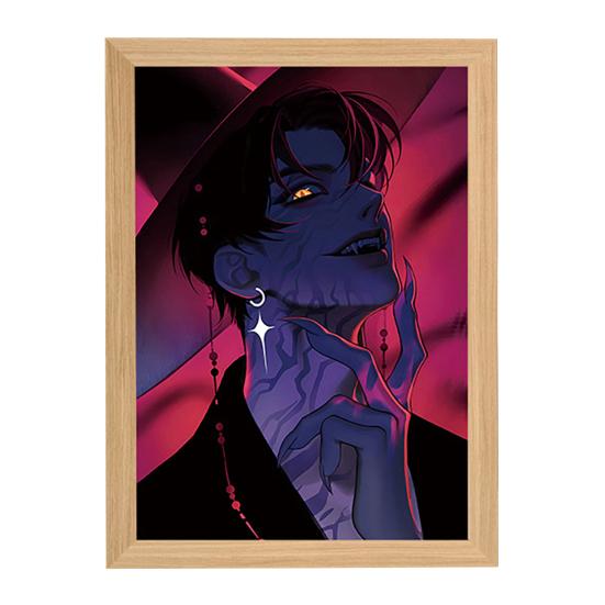 Malerei Lampe Wiederaufladbares LED Licht Leuchtende Wandkunst Licht Lebendige Farbe Kunst Beleuchtung Nachtlicht