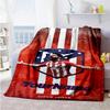 Atletico Madrid Personalized Name Blanket Throw Customizable Blanket Ultra-Soft Throw For Livingroom Sofa Couch Picnics All-Season Use