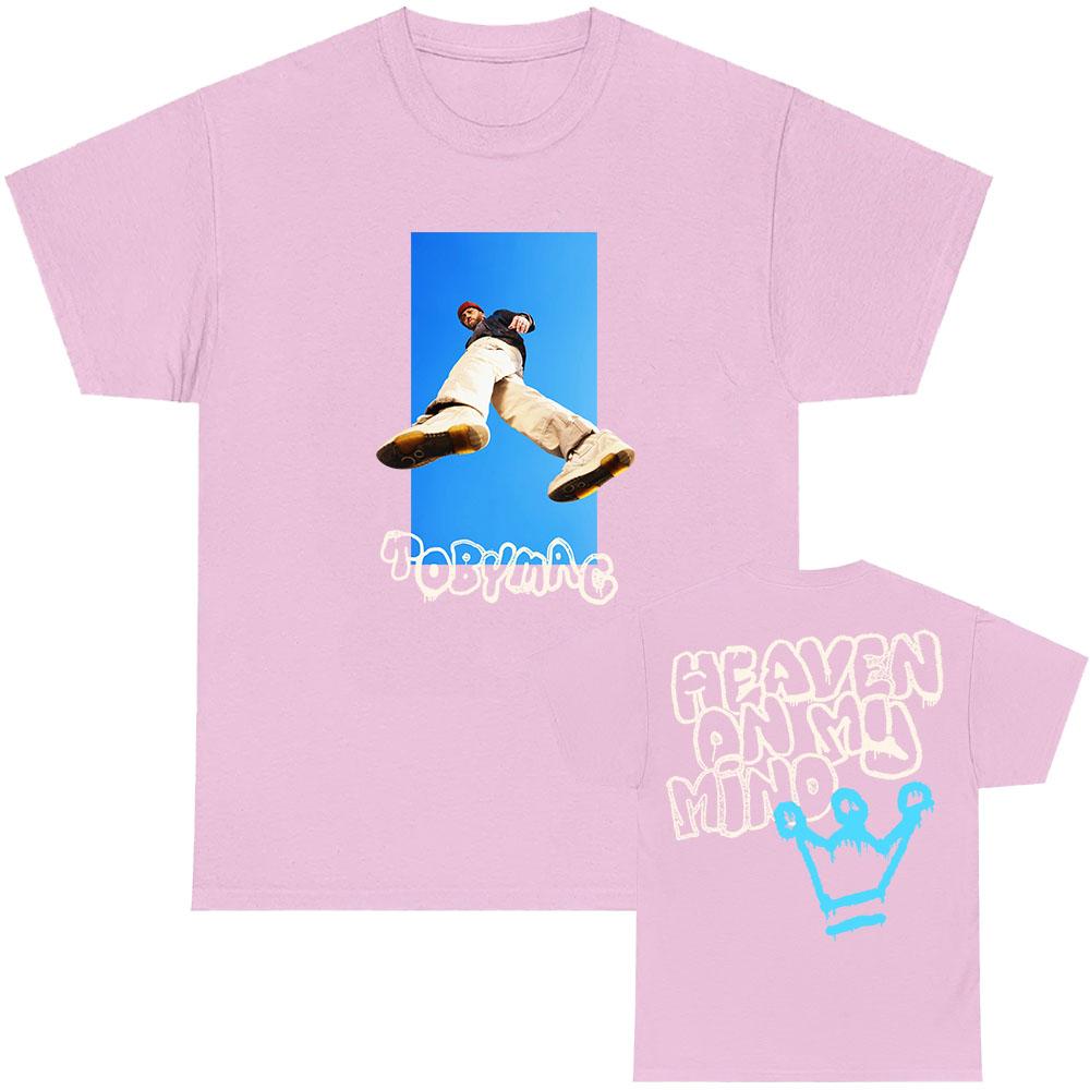 TOBYMAC Heaven on My Mind Tee Unisex Streetwear Singer Fashion Graphic Printing T-shirt Short Sleeve Cotton T Shirt