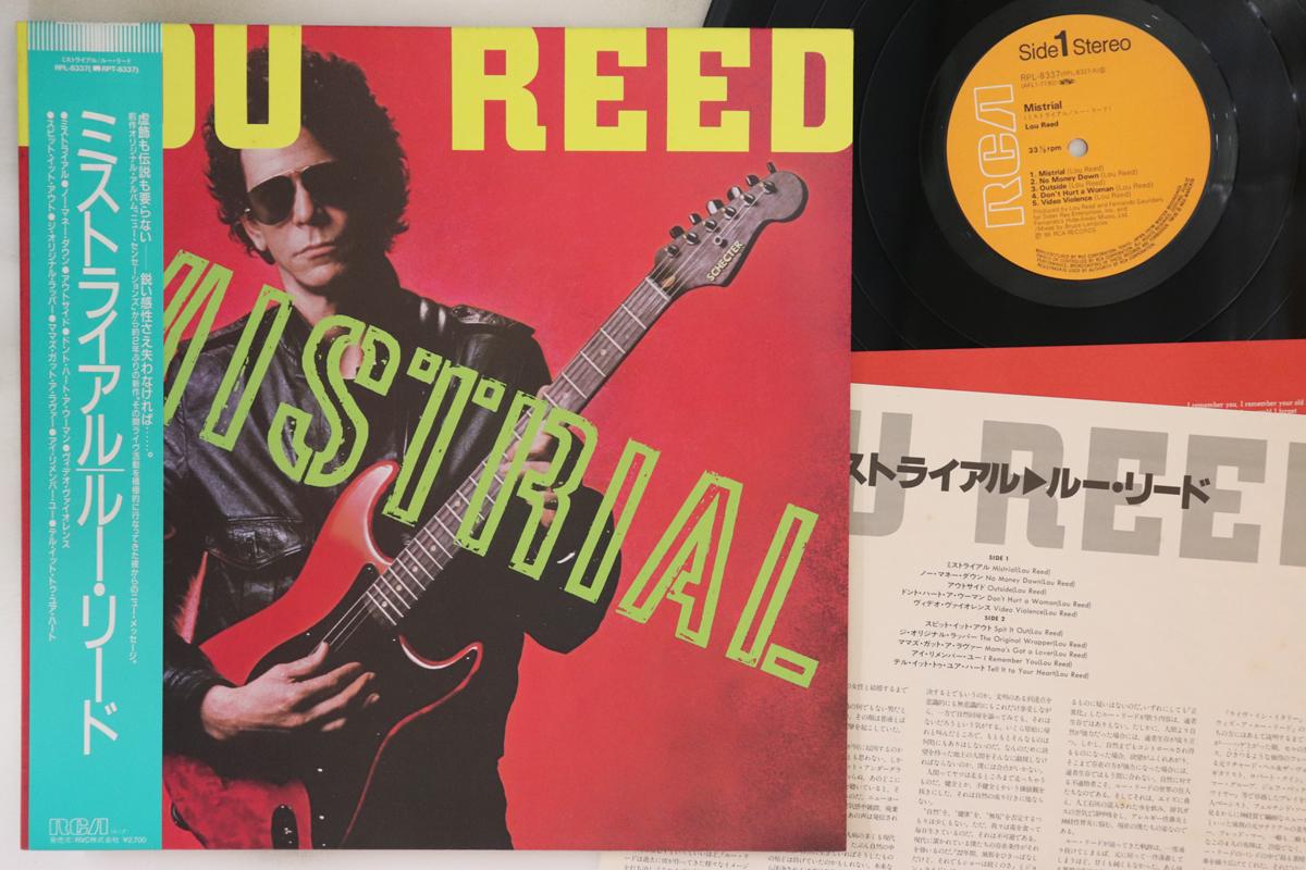 

LP Record LOU REED - Mistrial RPL8337 RCA 1986 Japan Obi Rock Used