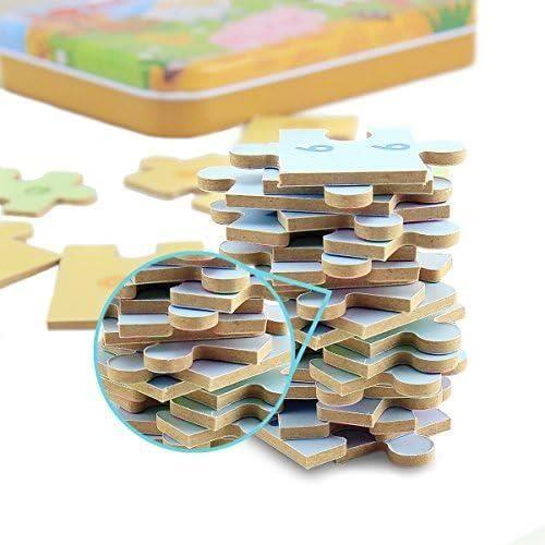 Puzzle pour enfants - bblike - 4 niveaux de difficulté - 9 à 20 pièces - éducatif - mixte