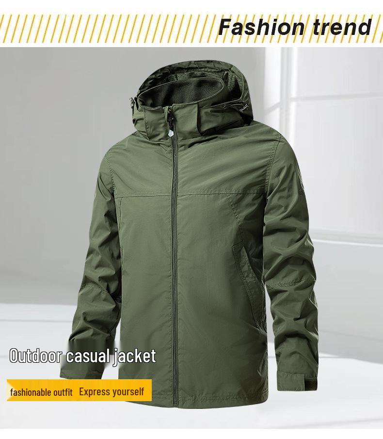 1890 Thin Waterproof Windproof Autumn Outdoor Mountaineering Jacket 8822