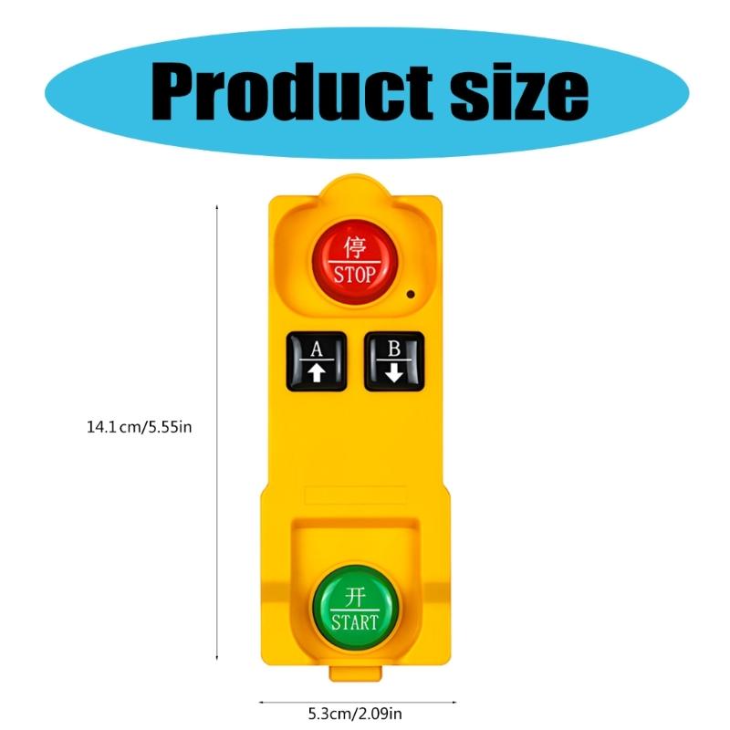 Wireless Cranes Remote Controller with Emergencys Stop Robusts Constructions for Industrial Use in Harsh Environment
