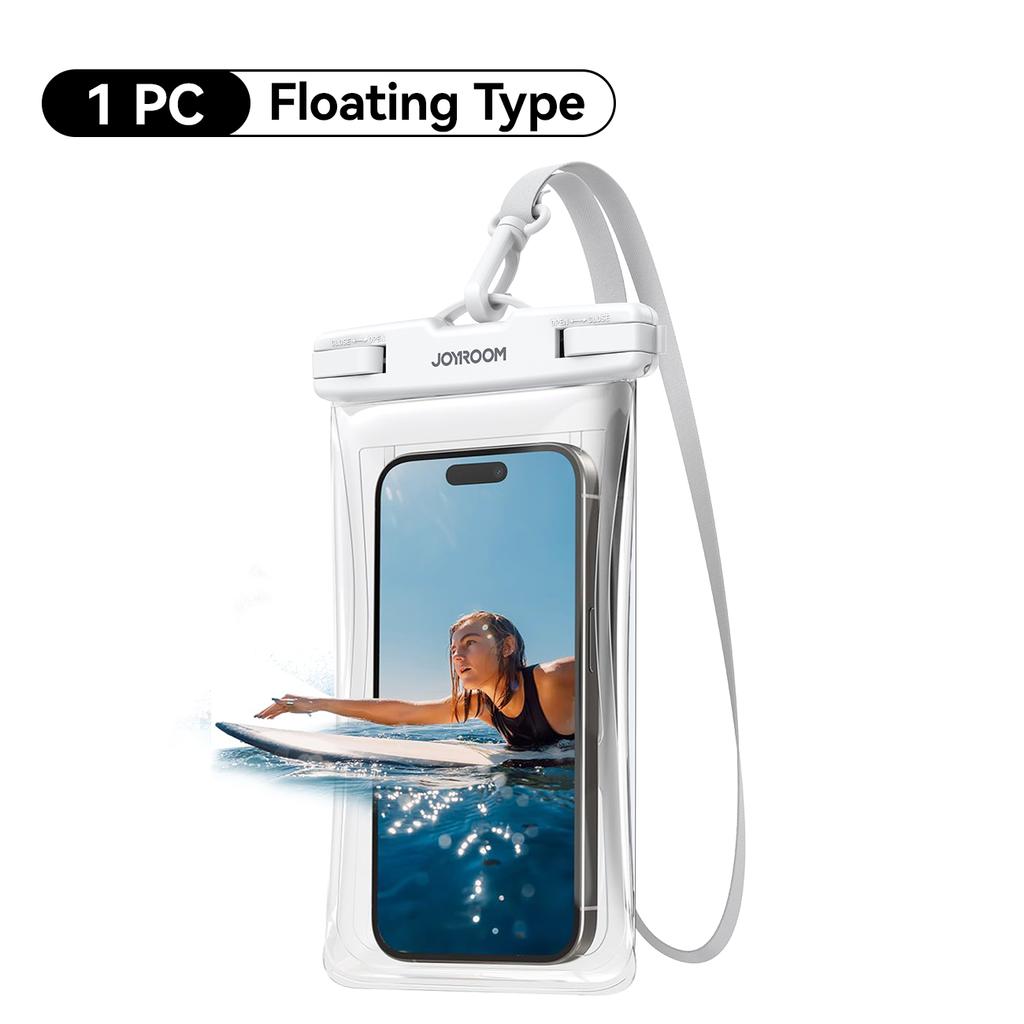 Étui étanche IPX8 pour téléphone jusqu'à 7 pouces, pochette flottante étanche pour téléphone, sac sec