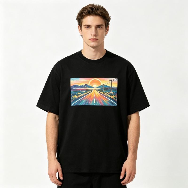 Summer Make Heaven Crowded Unisexs Tshirts Graphic Tees Letter Print Short Sleeve Round Neck Casual Shirts