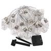 Solar LED String Lights - Copper Wire, Colorful Decorative Bulbs for Garden & Courtyard