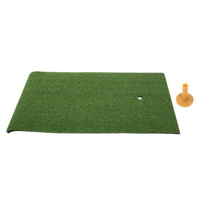 Golf Schlagmatte Indoor Outdoor Golf Schwung Übungs Grasmatten mit Gummi Golftee