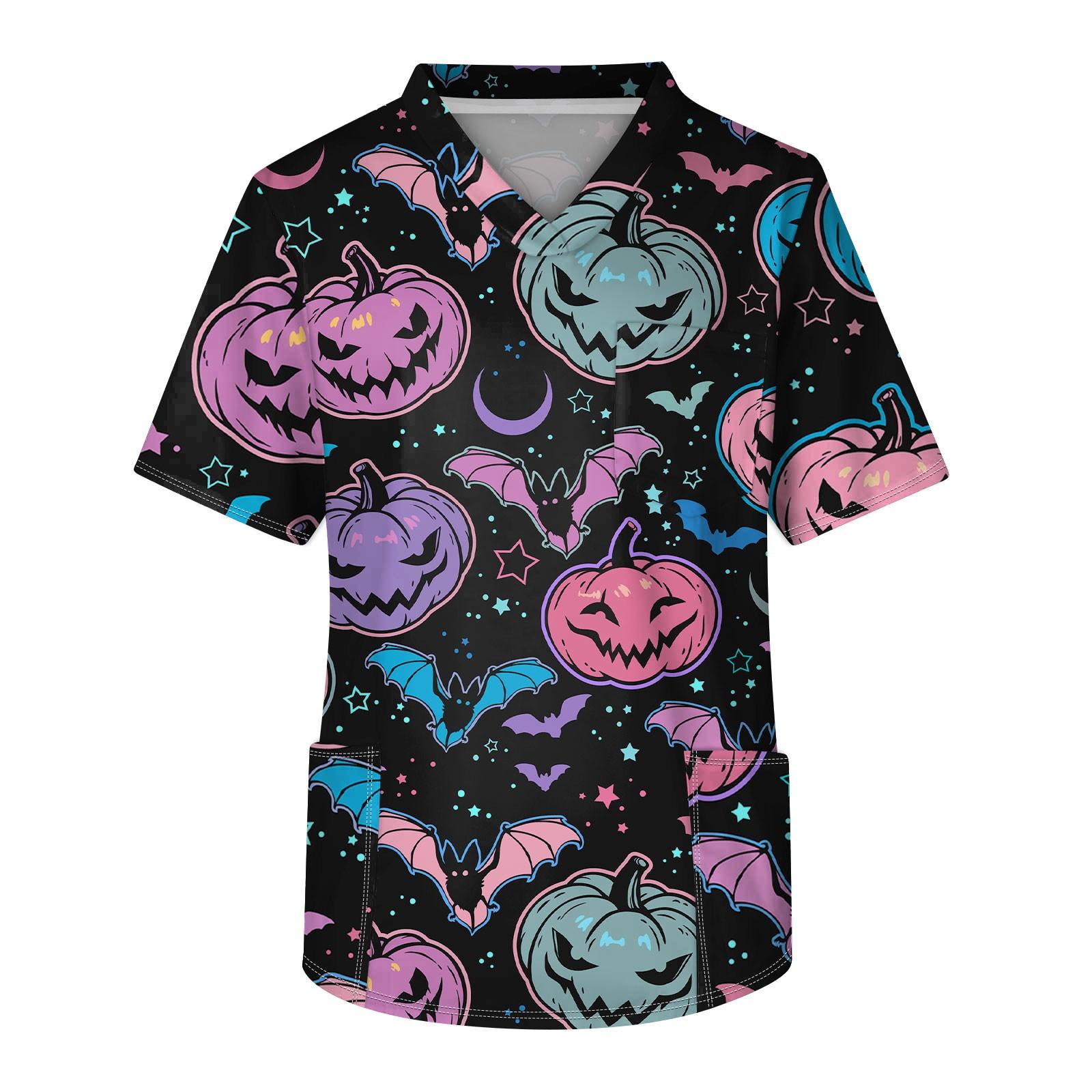 

Мужской топ с коротким рукавом и V-образным вырезом с принтом нагрудного кармана L фиолетовый