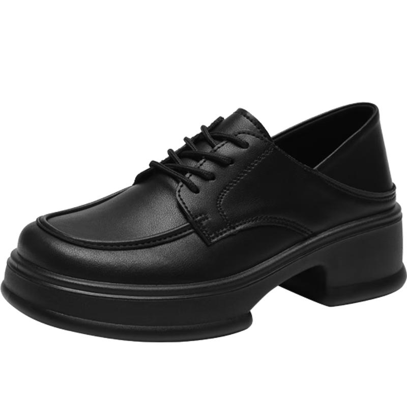 ZHR Women s Thick-Soled Block Heel Loafers QE26 35