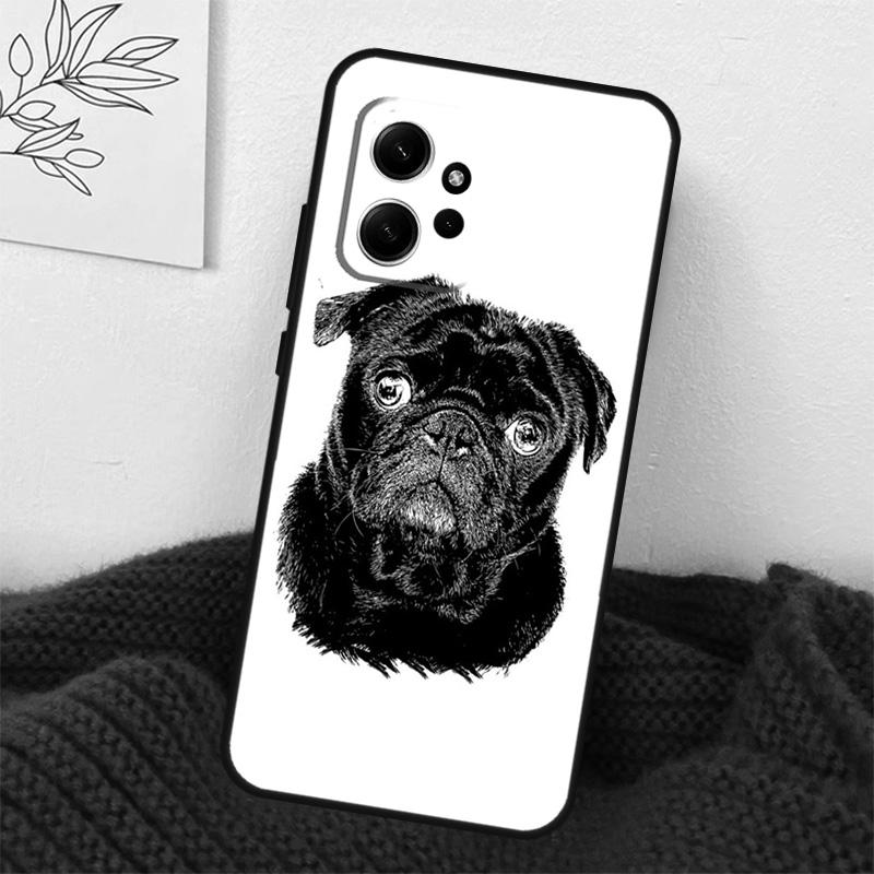 Süße Mops Hund Hülle Für Xiaomi Redmi Note 13 10 11 12 14 15 Pro Plus Hülle Für Redmi 15 15C 14C 10C 12C 13C