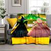 Magic Witch And Friendship Blanket Flannel Blanket for Bed, Sofa, Camping, Hiking, Picnic Essentials, Gift for Family Fan Gifts