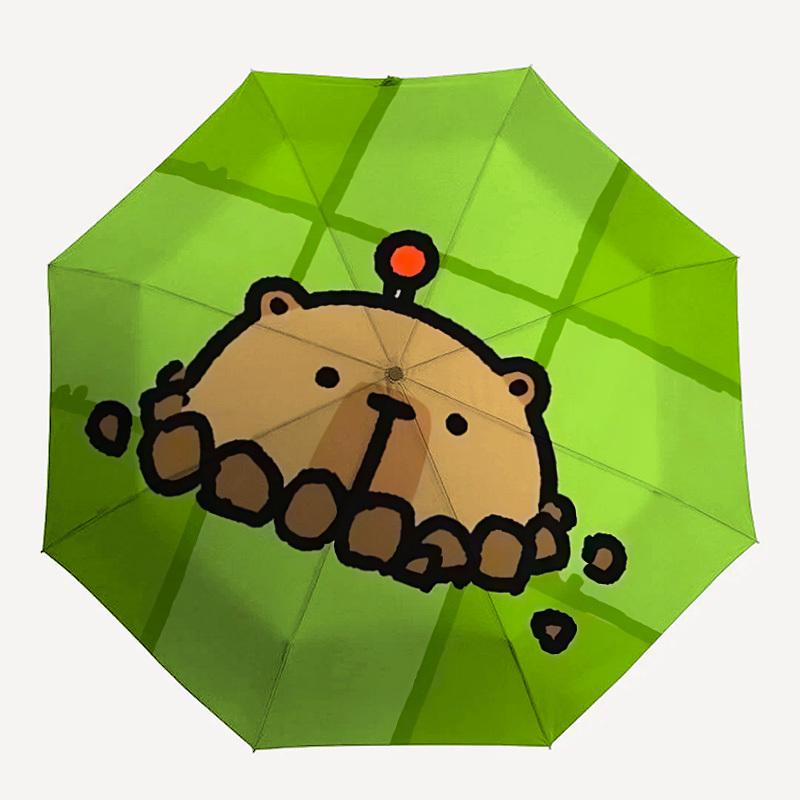 

1pc Capybara Umbrella - Portable Home Essential, Durable Iron Frame with Rod Structure, Fashion Lovers yy250910001