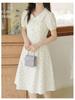 Petite French Doll Collar Floral Lace Dress - Summer 2026