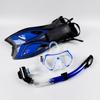 Exquisite Diving Set Silicone Snorkel Flippers Shortsighted Swim Goggles Diving Accessories