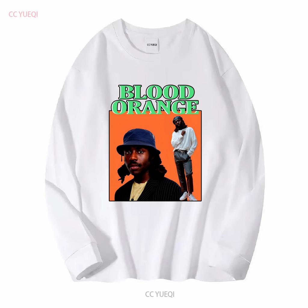 Blood Orange Dev Hynes Klasické tričko Těžká bavlna vintage Prané Unisex Ležérní Všestranné Prodyšné pánské streetwear Mírně