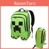 Minecraft Creeper Green Backpack For School Travel And More Large Capacity And Durable Oxford Cloth Material
