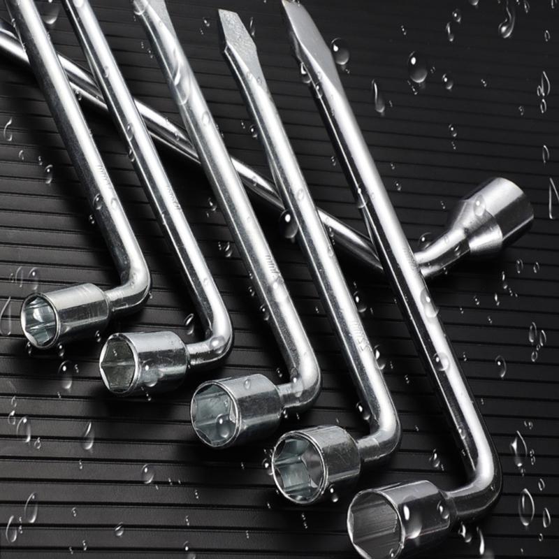 17/19/21/22/23/24mm Cheie de roată cu capăt crestat, unealtă de reparație, unealtă pentru schimbarea anvelopei pentru anvelopă de mașină, camion