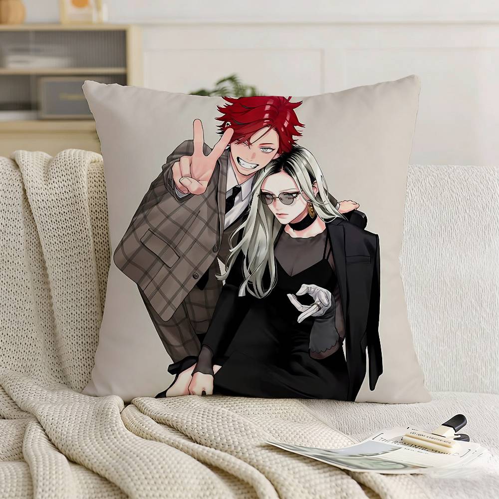 G-Gokurakugai T-Tao Pillow Case for Sofa Living Room Home office Decor Protective Cover
