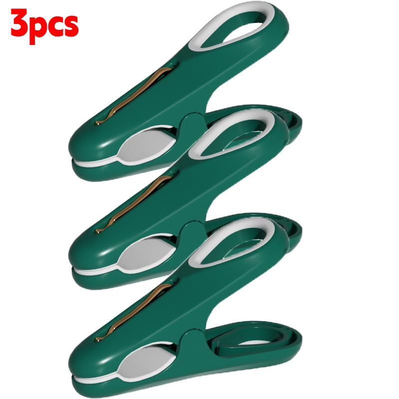 3/30pcs Plastic Clothes Pins Non-slip Anti-Rust Springs Heavy Duty Windproof Clothespins Household Bedroom Towel Peg Clamps