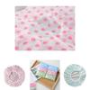 Waterproof Colored Polka Dot Shower Cap Reusable Adult Spa Accessory