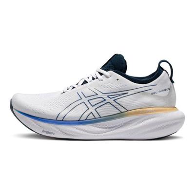 Gel Nimbus 25 Bianco Blu Illusione Scarpe da Ginnastica da Uomo 1011B547-104