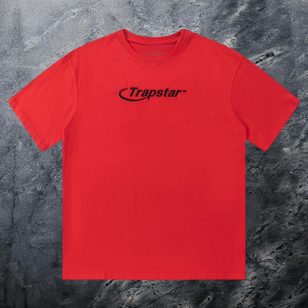 2026 Pop Trap ShortSleeved Star Printed Ins Niche Streetwear Brand Cotton American High Street TShirt Both Of Unisex And Unisex