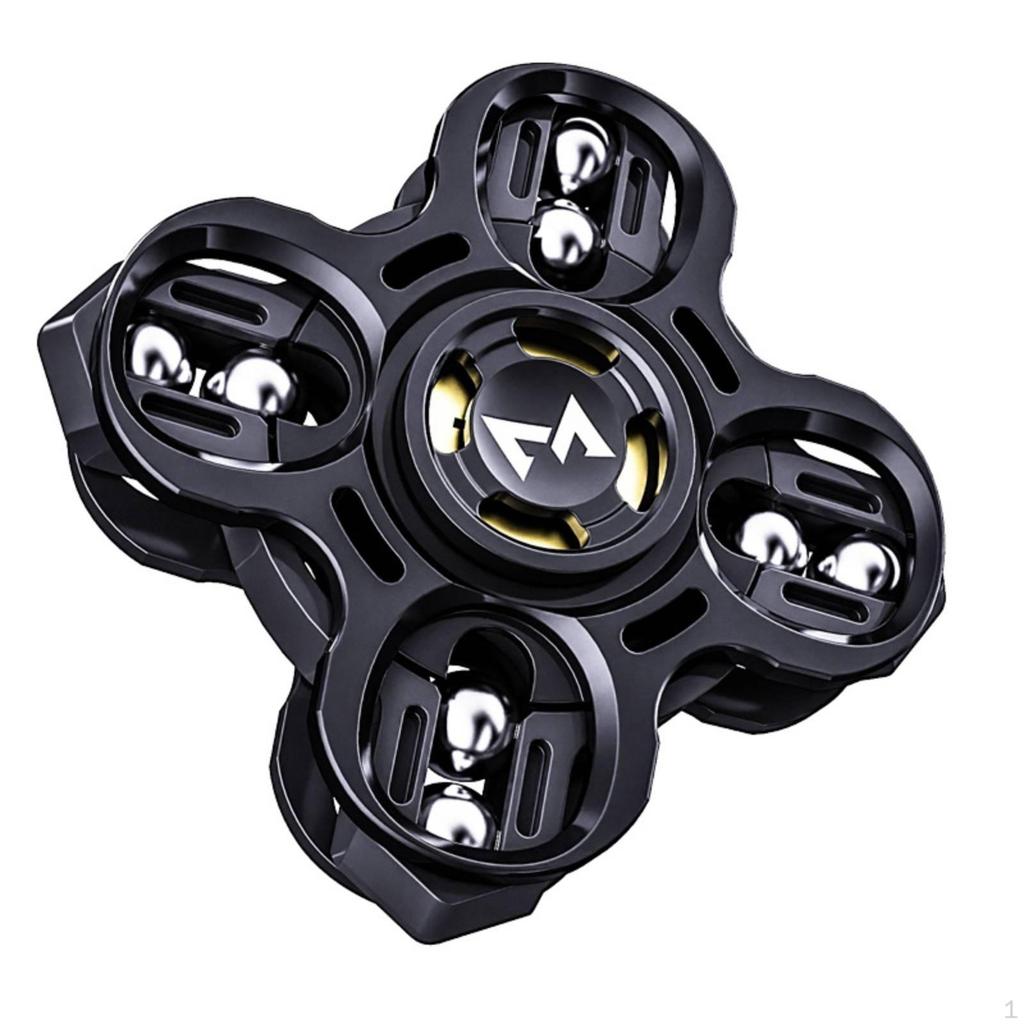 Metal Rotator with StarWheel Sleek Finish Rotating Hand Fidget Wheel for Fidgeters, Adults,