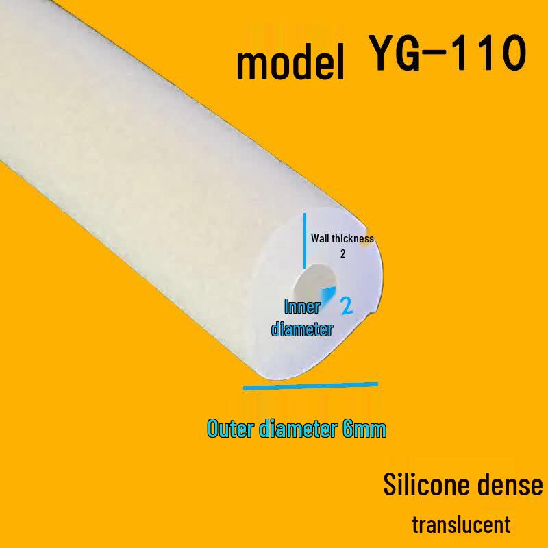 Xieyu Semi-transparent Silicone Hollow Tube